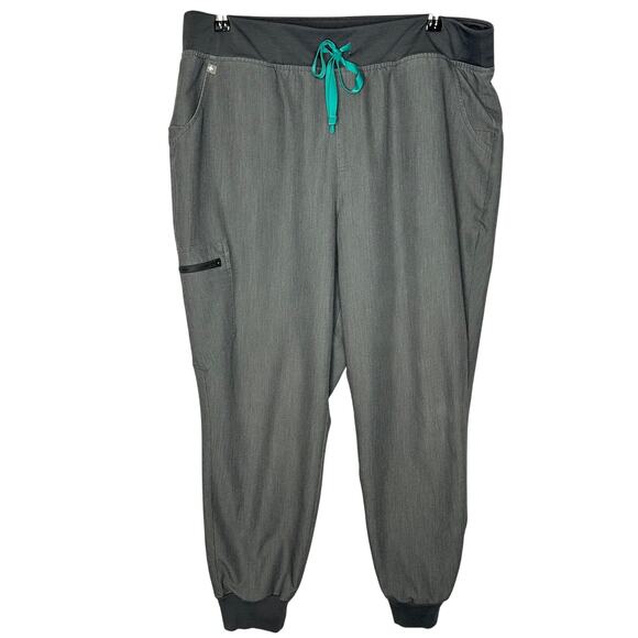 FIGS Zamora XXL Jogger Scrub Gray Pants - Picture 1 of 5